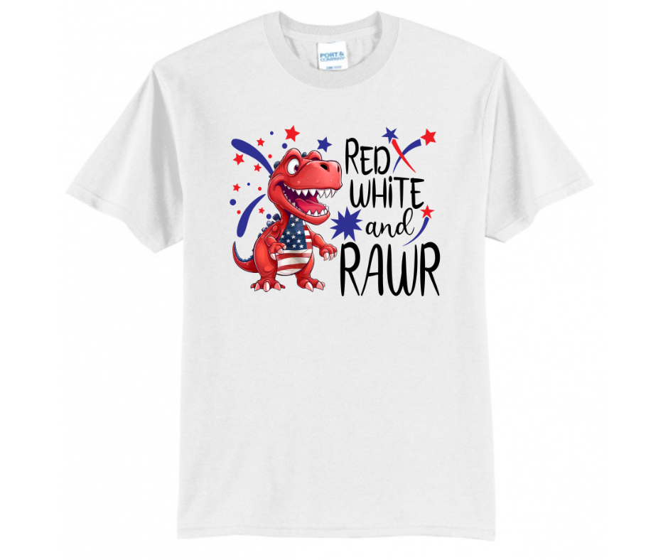 Red, White and Rawr