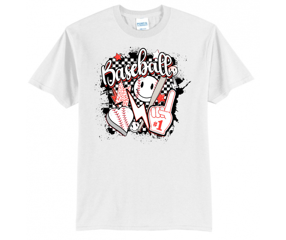 Black and White Baseball