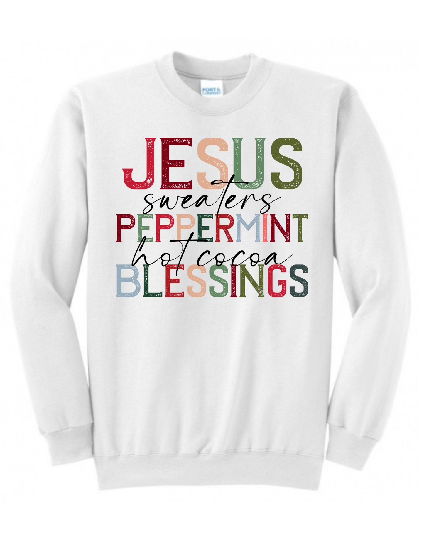 Jesus, Sweaters, Peppermint, Hot Cocoa, Blessings