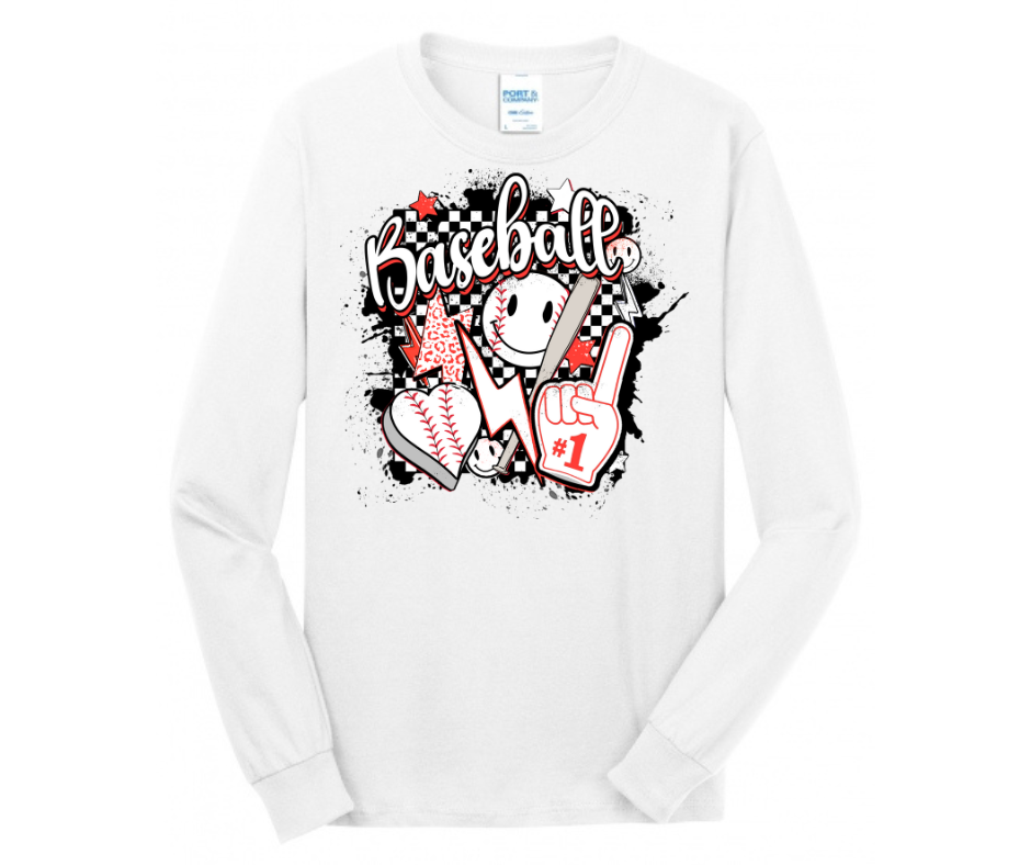 Black and White Baseball