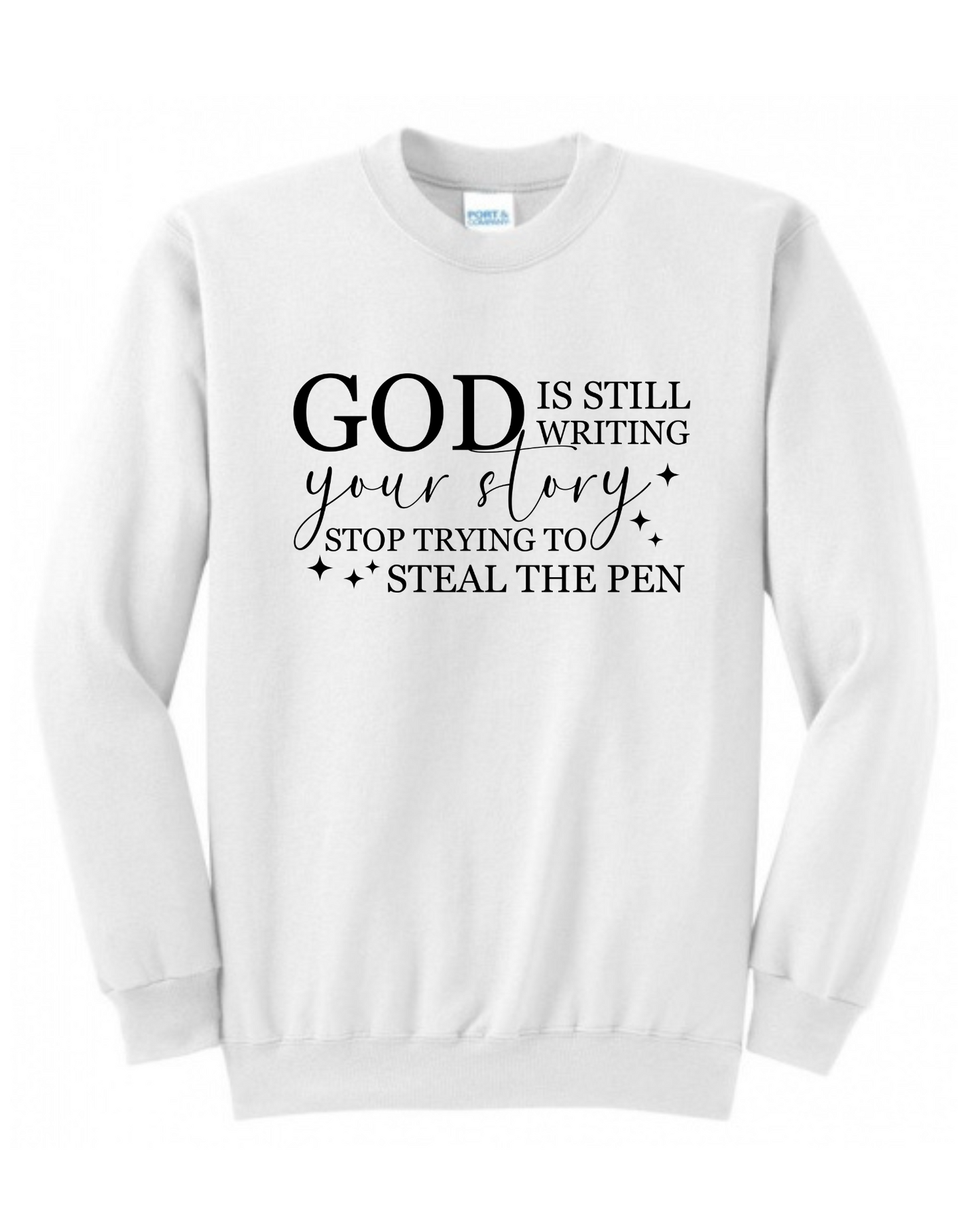 God is still writing your story, stop trying to steal the pen
