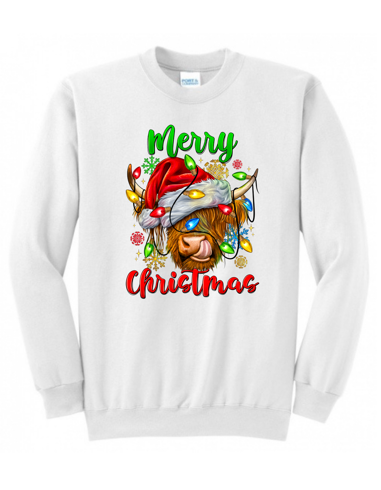 Merry Christmas Highland Cow