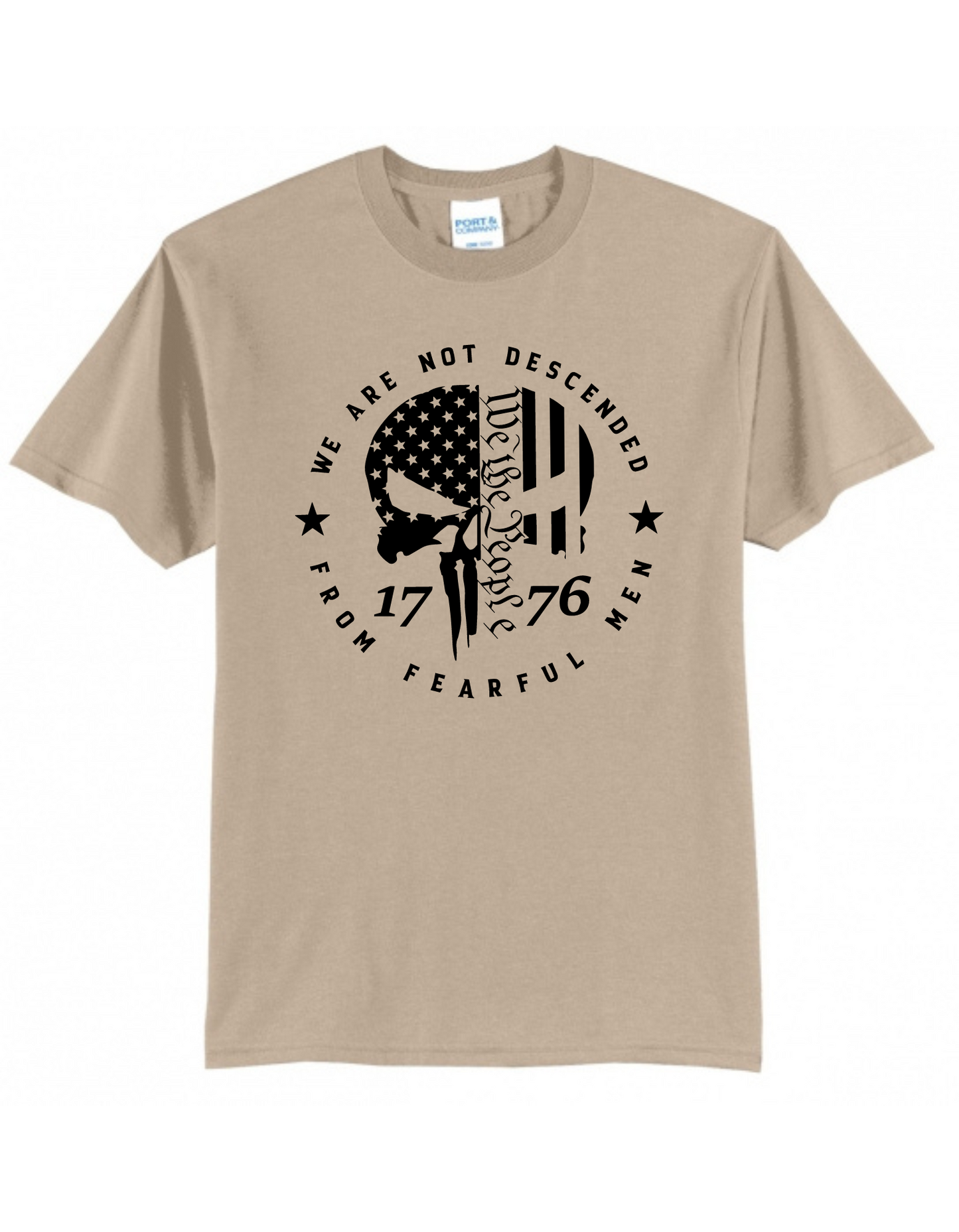 We are not descended from fearful people 1776