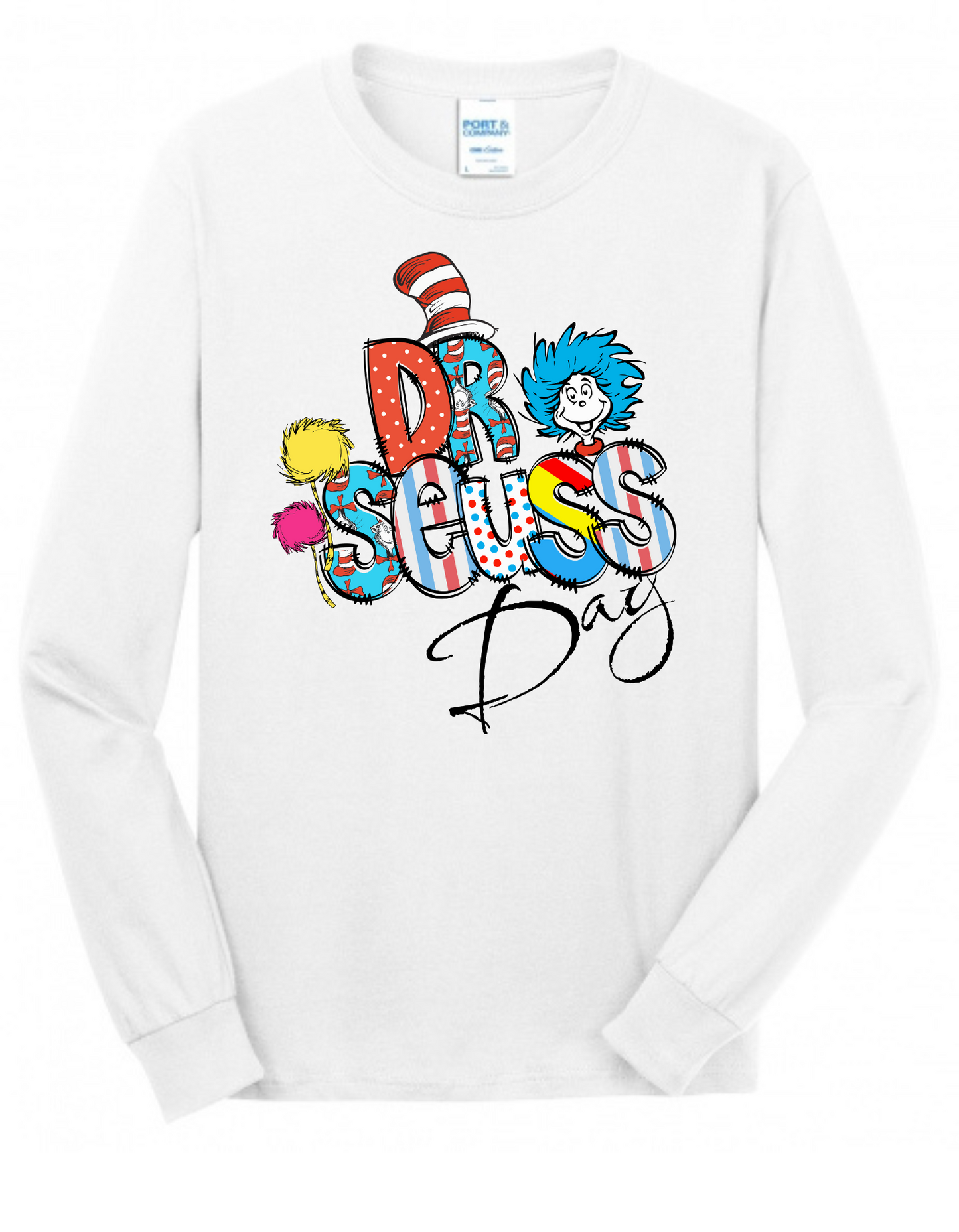 Suess Day Bubble Letters
