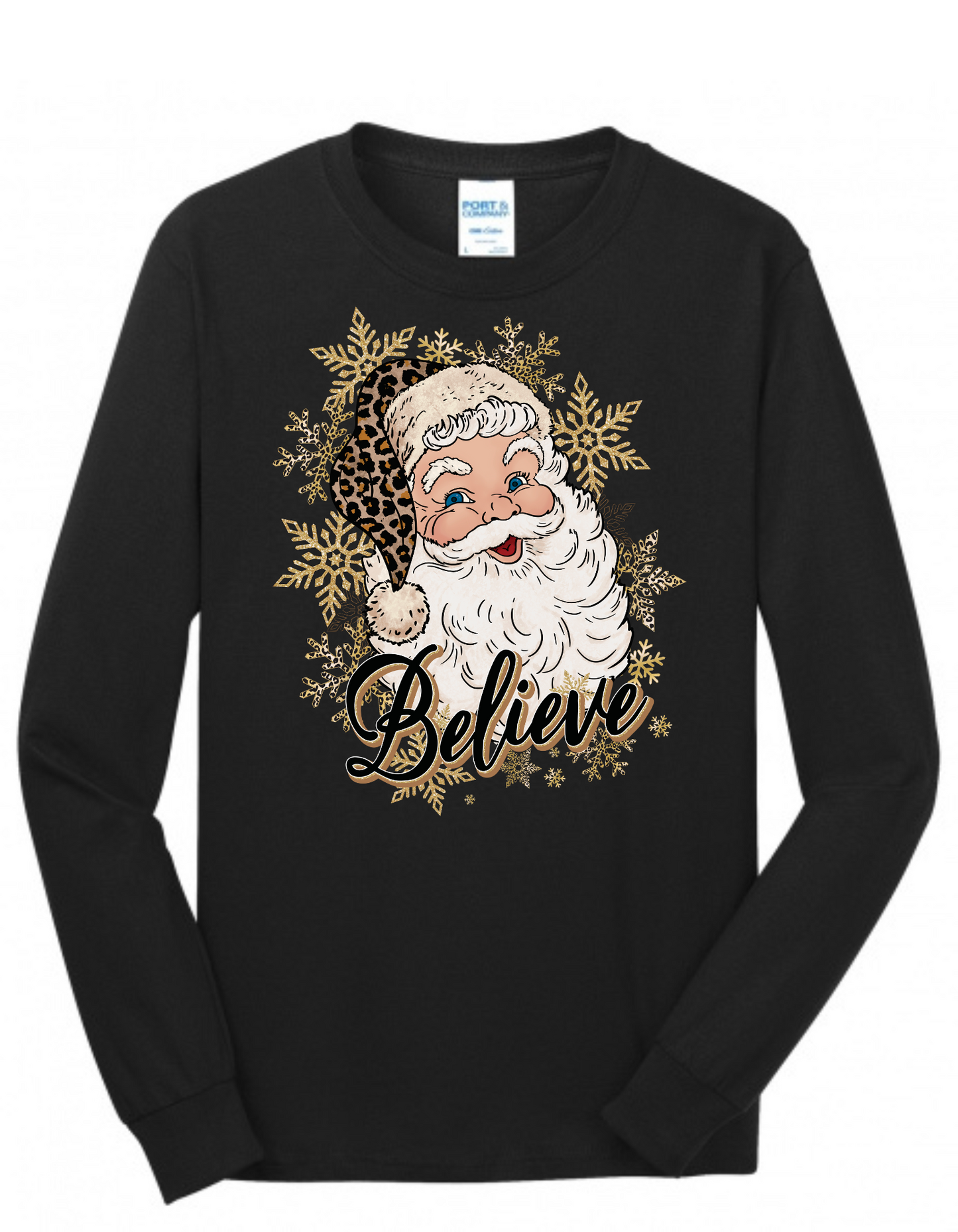 Believe Cheetah Santa