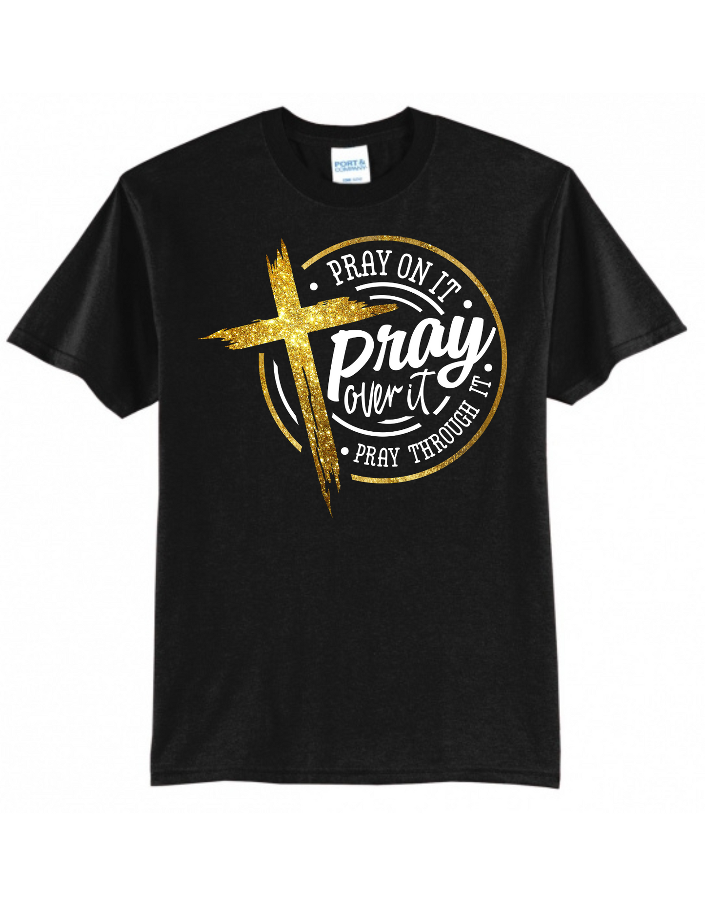 Faith gold and white