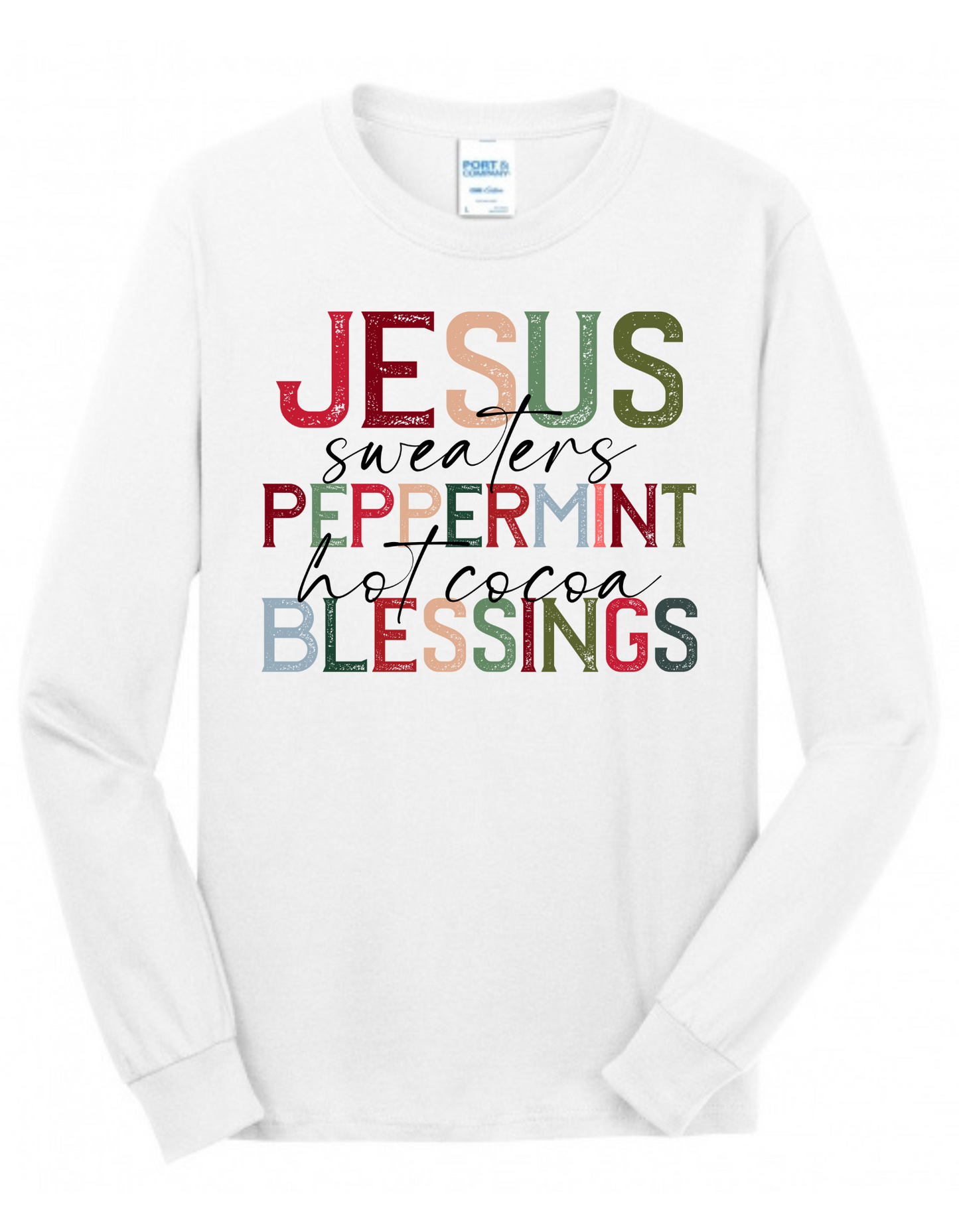 Jesus, Sweaters, Peppermint, Hot Cocoa, Blessings