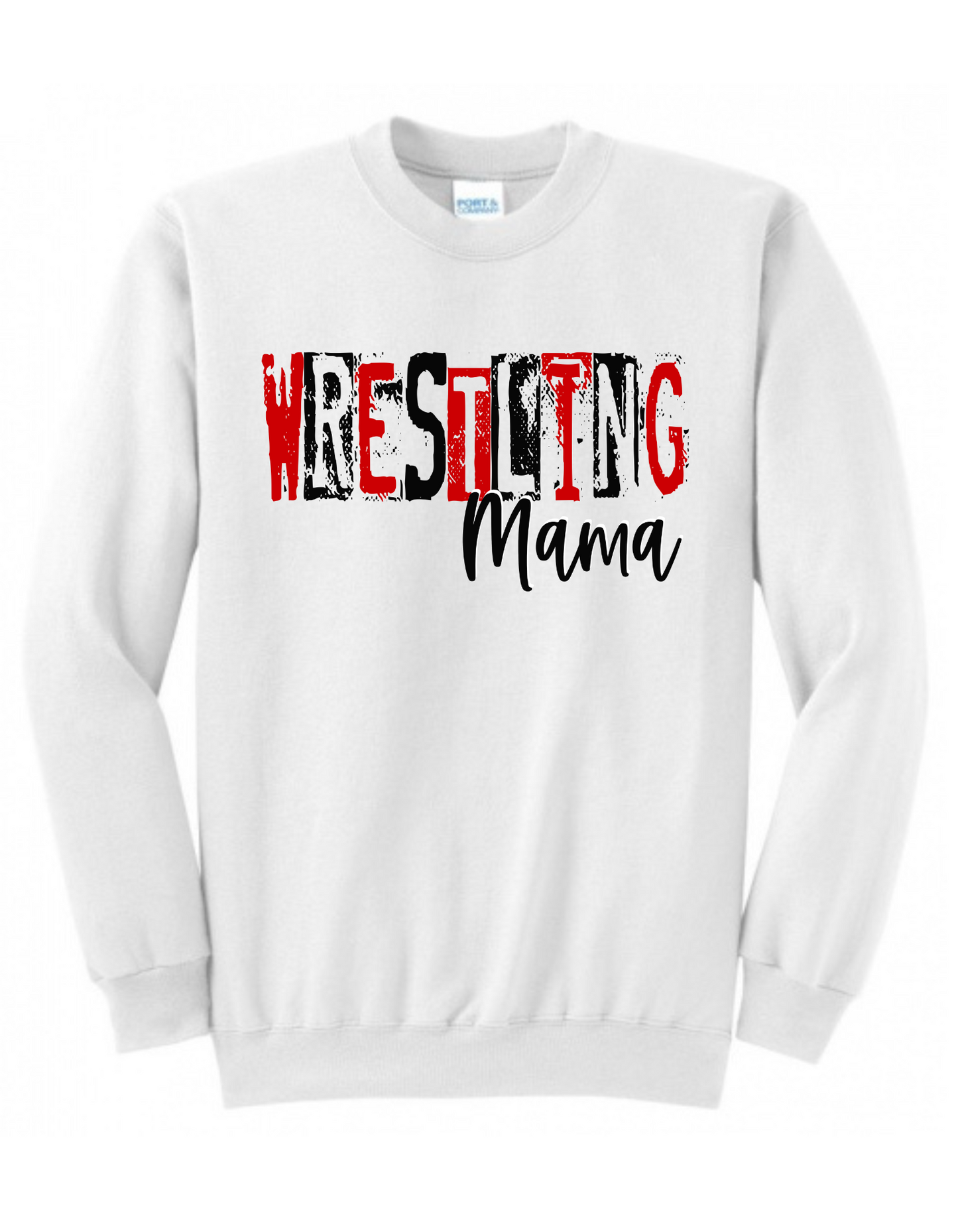 Wrestling Mom Stencil letters