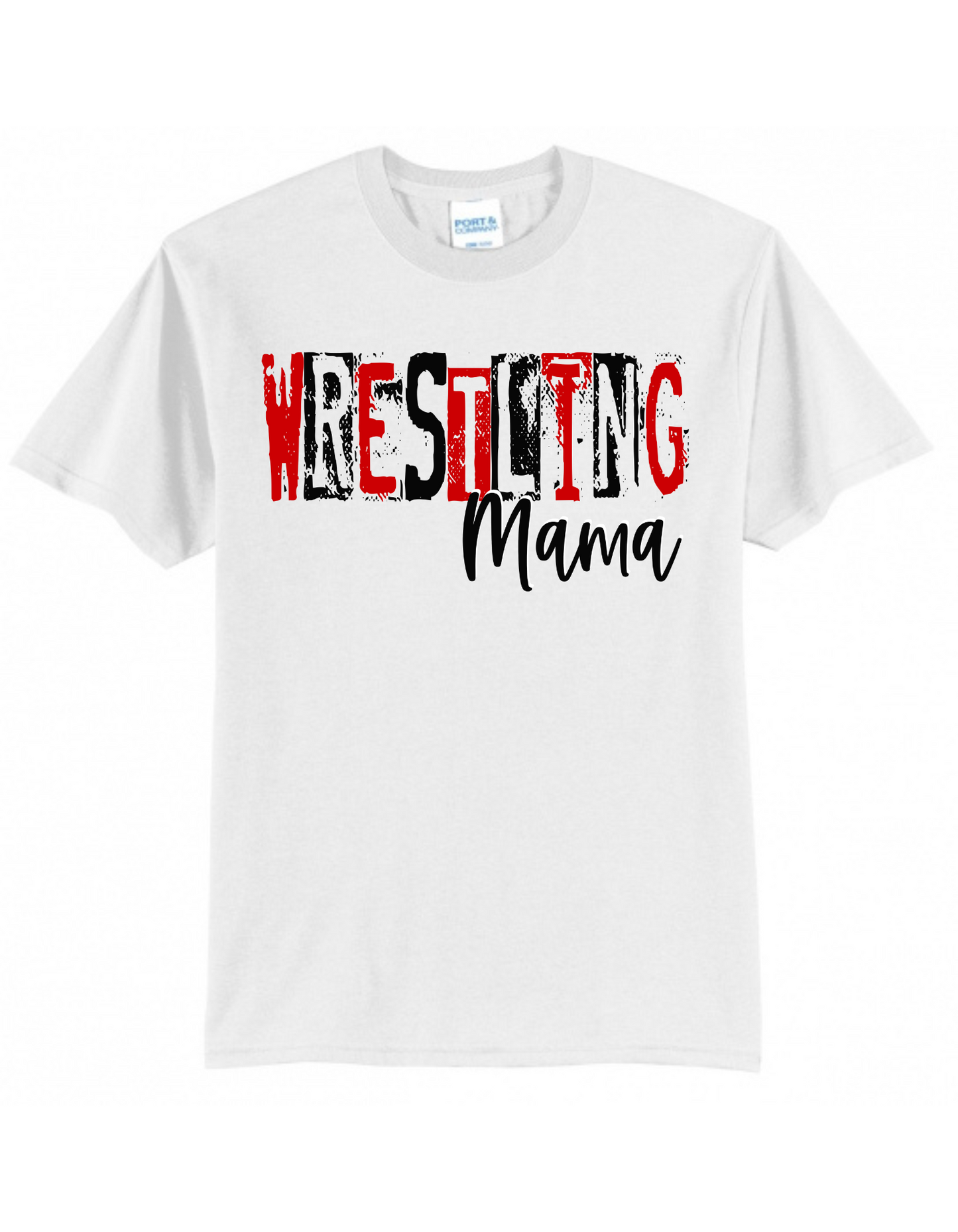 Wrestling Mom Stencil letters