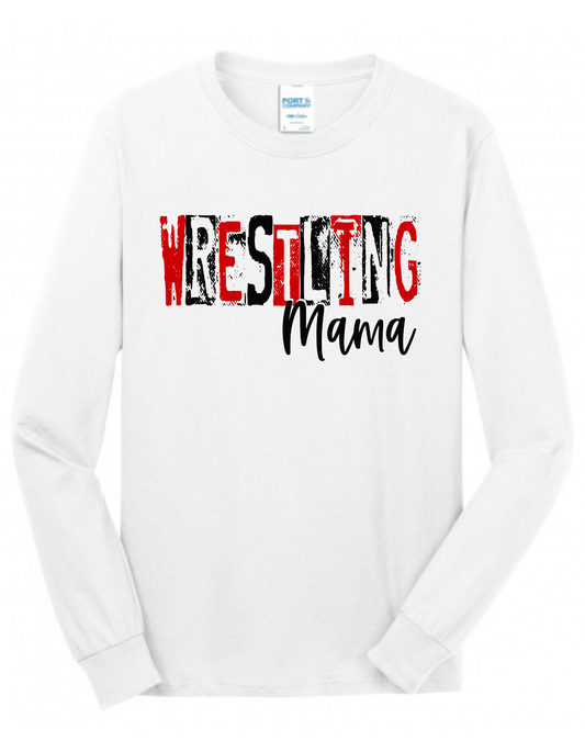 Wrestling Mom Stencil letters